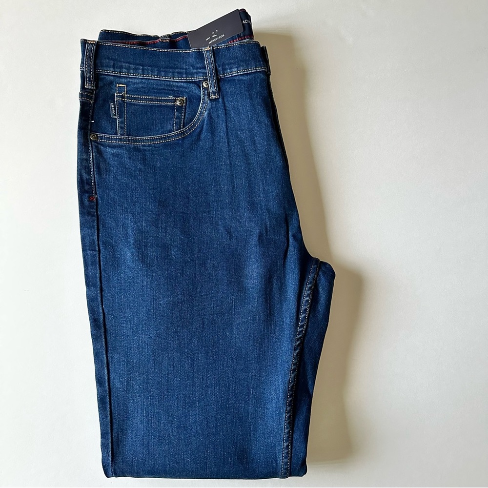 Jachs New York Jeans Men W40 L32 Comfort Stretch Denim Straight Leg 5-Pocket NWT